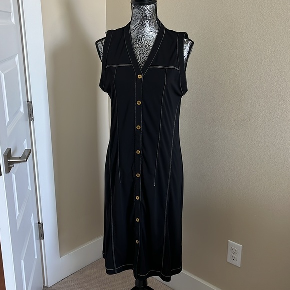 NWT! Donna Karan Black Dress from Neiman Marcus size Medium - Picture 4 of 11